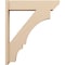 Ekena Millwork 7 1/2-in W x 32-in D x 38-in H Balboa Slat Rough Cedar Woodgrain TimberThane Outlooker, Primed Tan OUTUR075X32X38BOA24RCPR - alternate 4